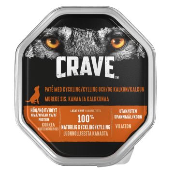 CRAVE KOIRAN ANNOSATERIA KANA-KALKKUNA 150 G