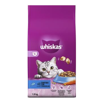 WHISKAS 1+ TONNIKALAA 1,9 KG