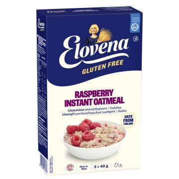 ELOVENA GLUTEENITON PIKAPUURO VADELMA 200 G