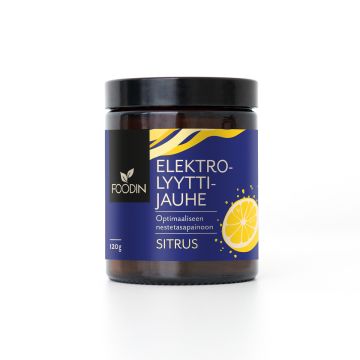 FOODIN ELEKTROLYYTTIJAUHE, SITRUS 120 G