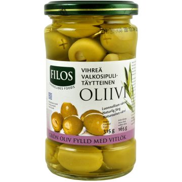 FILOS VIHREÄ OLIIVI VALKOSIPULITÄYT 165 G