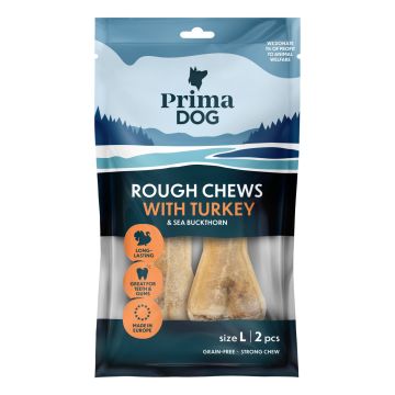 PRIMADOG ROUGH CHEWS PURULUU KALKKUNA-TYRNI L 13,5CM 140 G