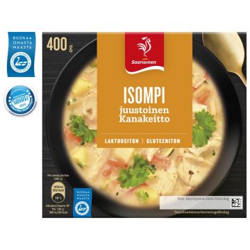 SAARIOINEN ISOMPI KANAKEITTO 400 G