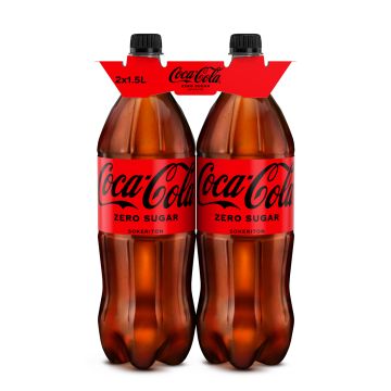 COCA-COLA ZERO 1,5 KMP 2-PACK 3 L