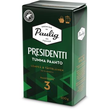 PAULIG PRESIDENTTI TUMMA PAAHTO PANNU 500 G