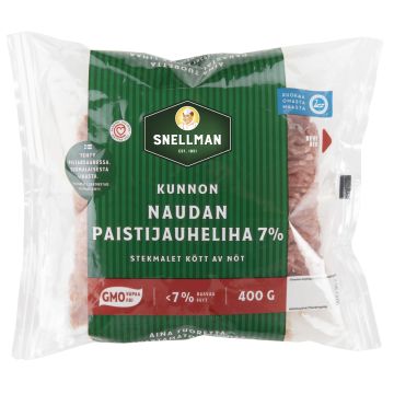 SNELLMAN KUNNON NAUDAN PAISTIJAUHELIHA 400 G