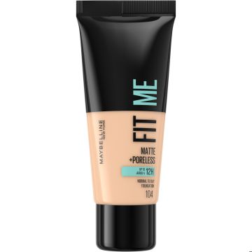 MAYBELLINE FIT ME MATTE + PORELESS -MEIKKIVOIDE 104 SOFT IVORY