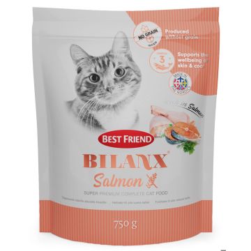 BEST FRIEND BILANX KISSAN TÄYSRAVINTO VILJATON LOHI 750 G