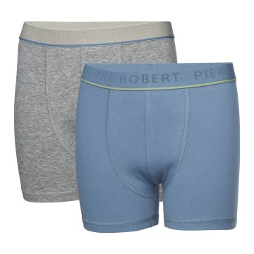 PIERRE ROBERT POIKIEN BOKSERI 2-PACK 134-140, 1251 GREY-BLUE