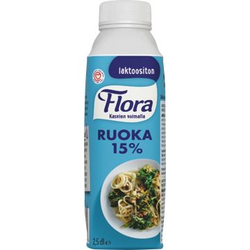 FLORA RUOKA LAKTON 15% 250 ML