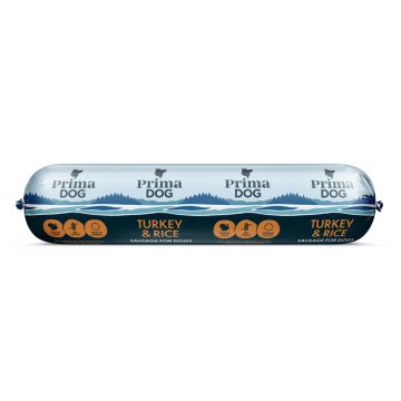 PRIMADOG MAKKARA KALKKUNA-RIISI 800 G