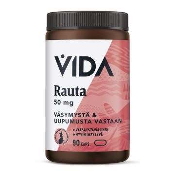 VIDA RAUTA 50MG PITKÄVAIKUTTEINEN 90 KPL