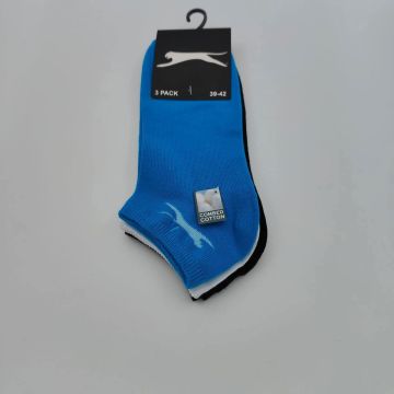 SLAZENGER MIESTEN LYHYTVARTINEN SUKKA 3PR SIN/MUS/VAL 39-42