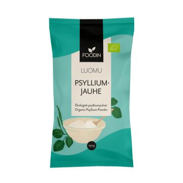 FOODIN PSYLLIUMJAUHE, LUOMU 150 G