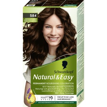 SCHWARZKOPF NATURAL&EASY HIUSVÄRI 584 MOKKA SUKLAANRUSKEA