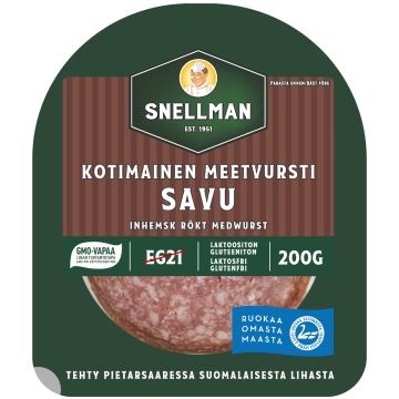 SNELLMAN KOTIMAINEN SAVUMEETVURSTI 200 G