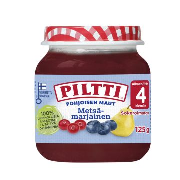 PILTTI POHJOISEN MAUT METSÄMARJAINEN 4KK 125 G