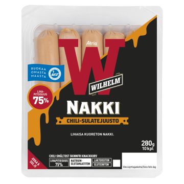 ATRIA WILHELM WERNERI KUORETON NAKKI CHILI-SULATEJUUSTO 280 G