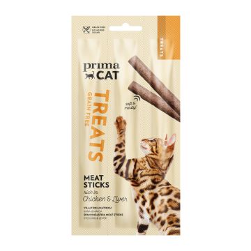 PRIMACAT MEAT STICK KANA-MAKSA 3KPL 15 G