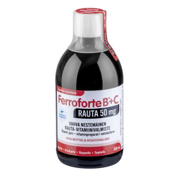 FERROFORTE B+C RAUTA 50MG 500 ML