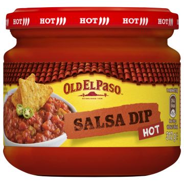 OLD EL PASO PICANTE SALSA HOT 312 G