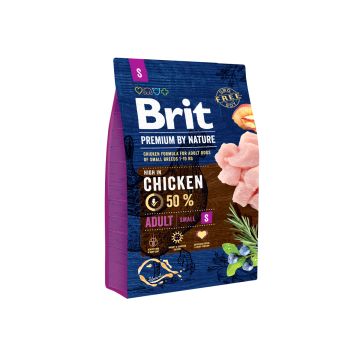 BRIT PREMIUM BY NATURE ADULT S CHICKEN 3 KG