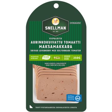 SNELLMAN AURINKOKUIVATTU TOM.MAKSAMAKKARA VIIPALEET 250 G