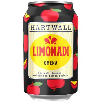 HARTWALL JAFFA LIMONADI OMENA TLK 330 ML