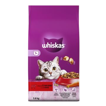 WHISKAS 1+ HÄRÄNLIHAA 3,8 KG