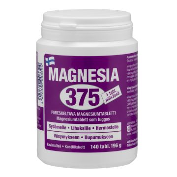 MAGNESIA 375MG 140 KPL