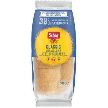 SCHÄR CLASSIC VAALEA VIIPALELEIPÄ GTON 300 G