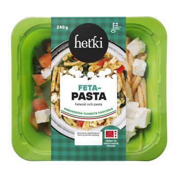 FRESH HETKI LÄMMIN ATERIA FETA-PASTA 240 G