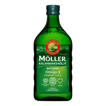 MÖLLER KALANMAKSAÖLJY NATURAL 500ML