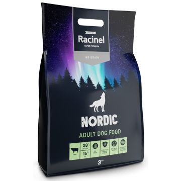 RACINEL NORDIC KOIRAN TÄYSRAVINTO ADULT LAMB 3 KG