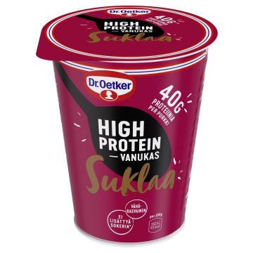 DR. OETKER HIGH PROTEIN VANUKAS SUKLAA 400 G