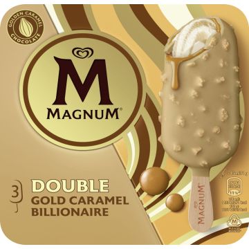 MAGNUM DOUBLE CARAMEL BILLIONAIRE 3X71G 213 G