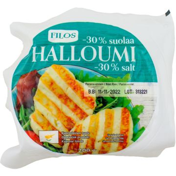 FILOS HALLOUMI -30% SUOLAA 200 G