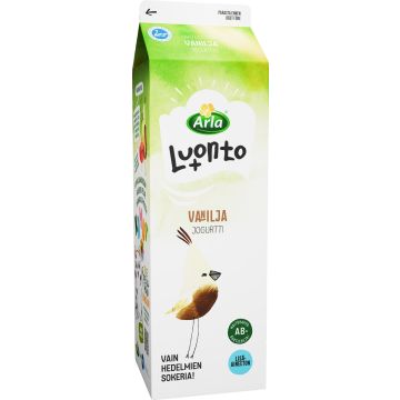 ARLA LUONTO+ AB VANILJAJOGURTTI LAKTON 1KG