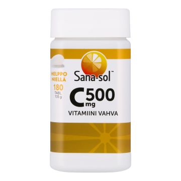 SANA-SOL C-VITAMIINI 500MG 180 KPL