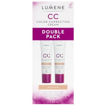 LUMENE CC COLOR CORRECTING MEIKKIVOIDE DUO-MEDIUM