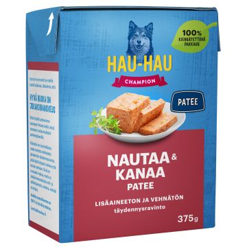 HHC PREMIUM KANA-NAUDANLIHA PATE RIISILLÄ TETRA 375 G