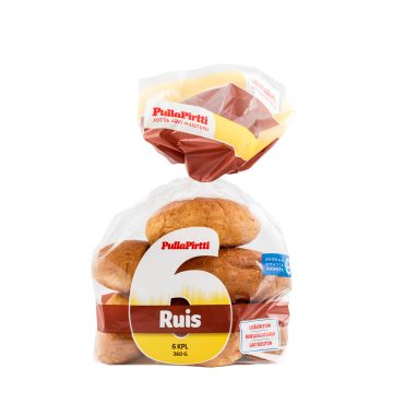 PULLAPIRTTI RUISSÄMPYLÄ 6KPL 360 G