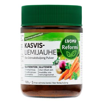 REFORMI LUOMU KASVISLIEMIJAUHE 120 G