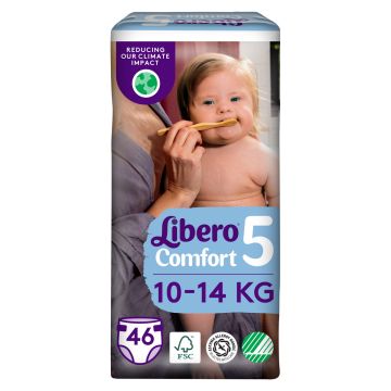 LIBERO COMFORT TEIPPIVAIPPA KOKO 5 10-14 KG 46 KPL