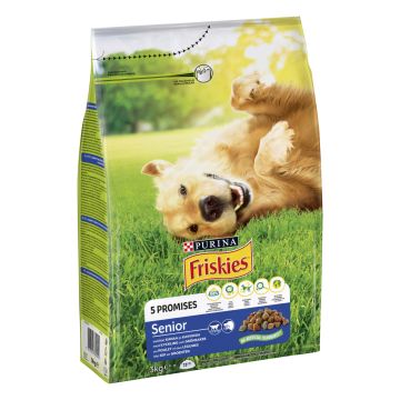 PURINA FRISKIES KOIRAN TÄYSRAVINTO SENIOR KANAA JA KASVIKSIA 3 KG