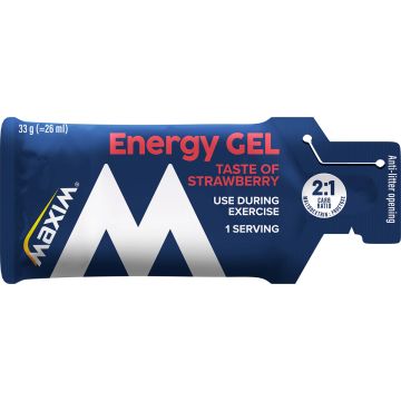 MAXIM ENDURANCE ENERGY GEL STRAWBERRY SINGLE 33 G