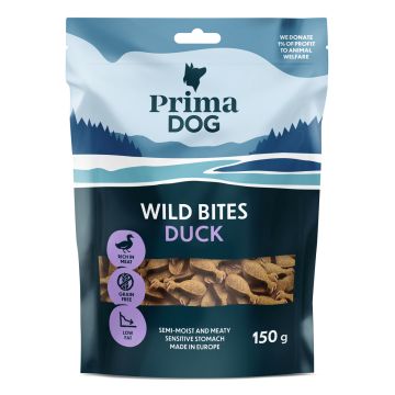 PRIMADOG WILD BITES ANKKA JA AURINGONHATTU PEHMEÄ 100 G