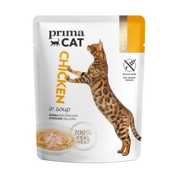 PRIMACAT SOUPS KANANLIHAA LIEMESSÄ 40 G