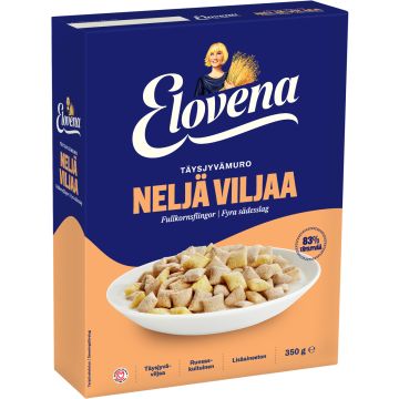 ELOVENA 4-VILJAN TÄYSJYVÄMURO 350 G