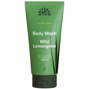 URTEKRAM LUOMU WILD LEMONGRASS BODY WASH 200 ML